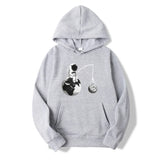 Cartoon Astronaut Print Fashion Hoodies
