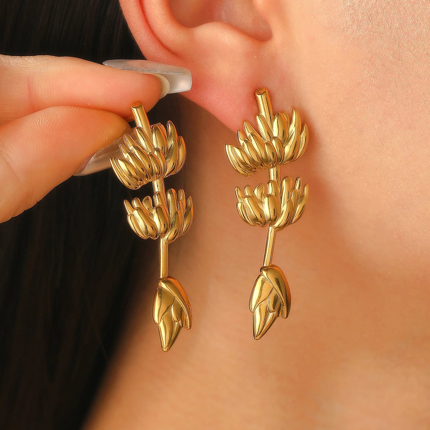 Luxury Simulation Stud Earrings
