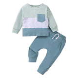 Cotton Rainbow Fall Baby Clothing Suit