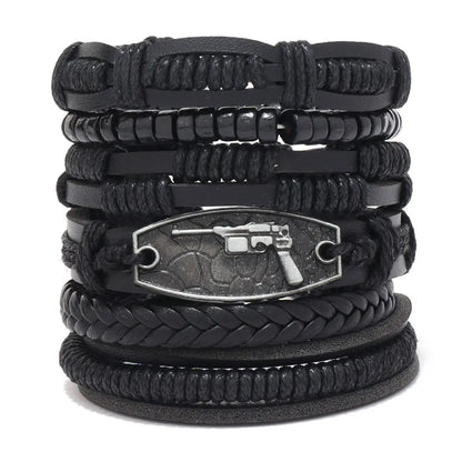 Fashion Multi-layer Beaded Leather Bracelet