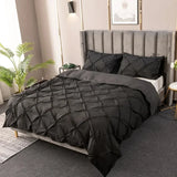 Soft and High Quality 3D Pinch Pleated Duvet Cover Set