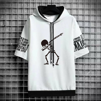 Y2K Skull Graphic T-Shirt - Hip Hop Streetwear | East R Us
