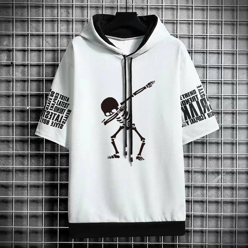 Y2K Skull Graphic T-Shirt - Hip Hop Streetwear | East R Us