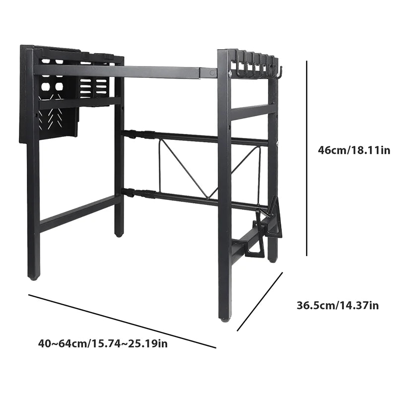 Microwave Oven Rack Seasoning Shelf