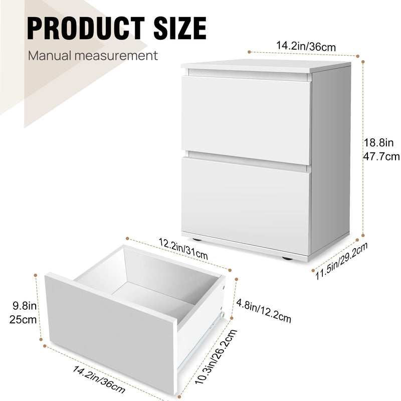 Modern Wooden Bedside Table