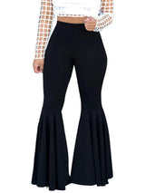 Trendy Bell-bottomed Knitted Trousers