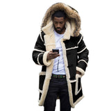 Punk Warm Windproof Leather Coat
