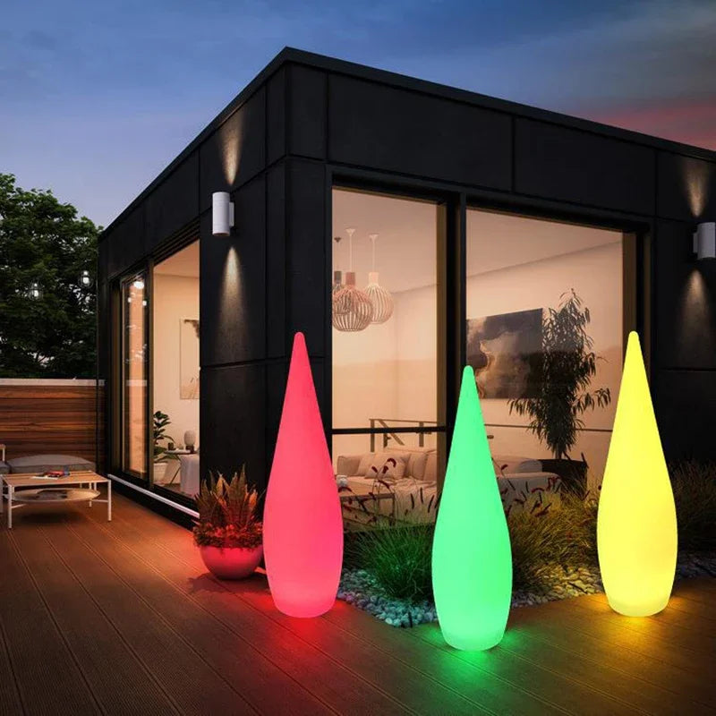 Usb landscape rechargeable lamp
