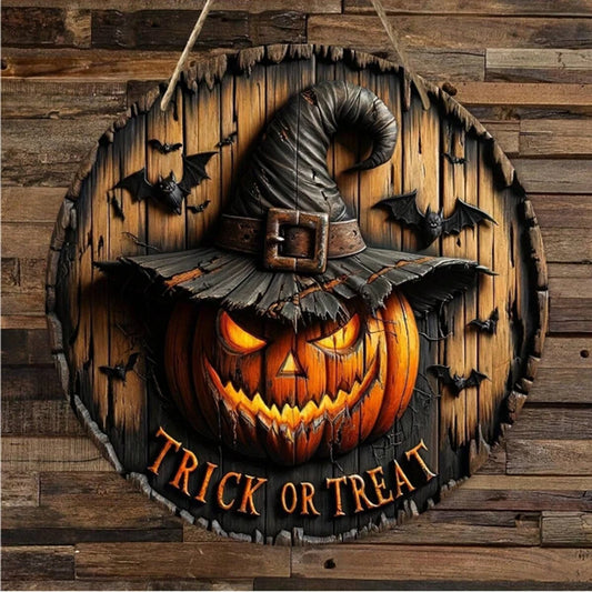Halloween Wooden Horror Art Decoration