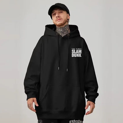Loose and fashionable print long sleeve hoodie