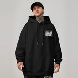 Loose and Fashionable Print Long Sleeve Hoodie