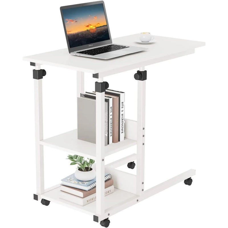 Height Adjustable Rolling Laptop Table