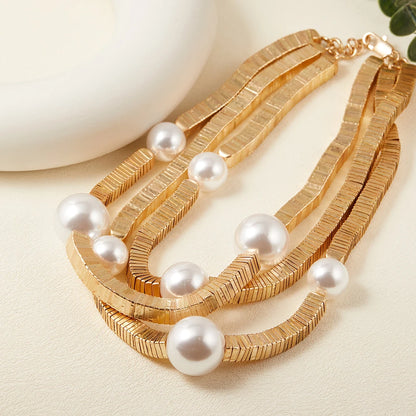 Fashion Pearl Pendant Necklace