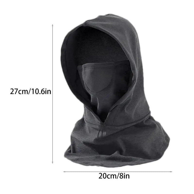 Winter Bike Hooded Mask With Neck Warmer