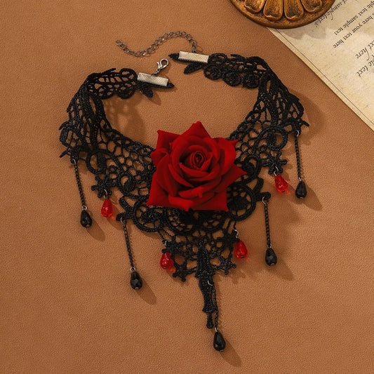 Gothic Style Choker Halloween Necklace