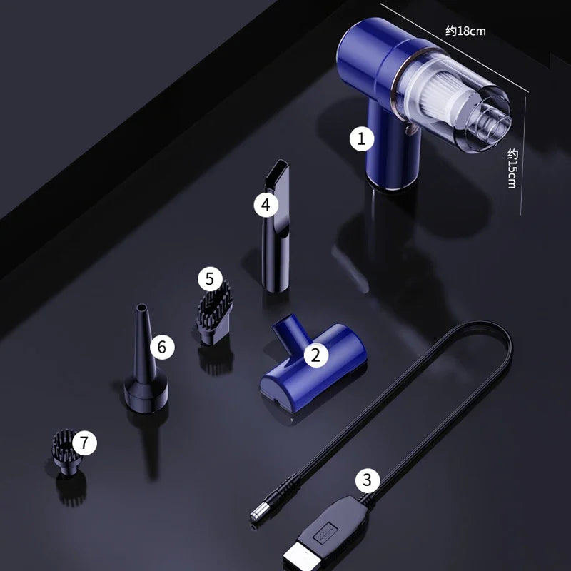 Wireless mini vacuum car cleaner