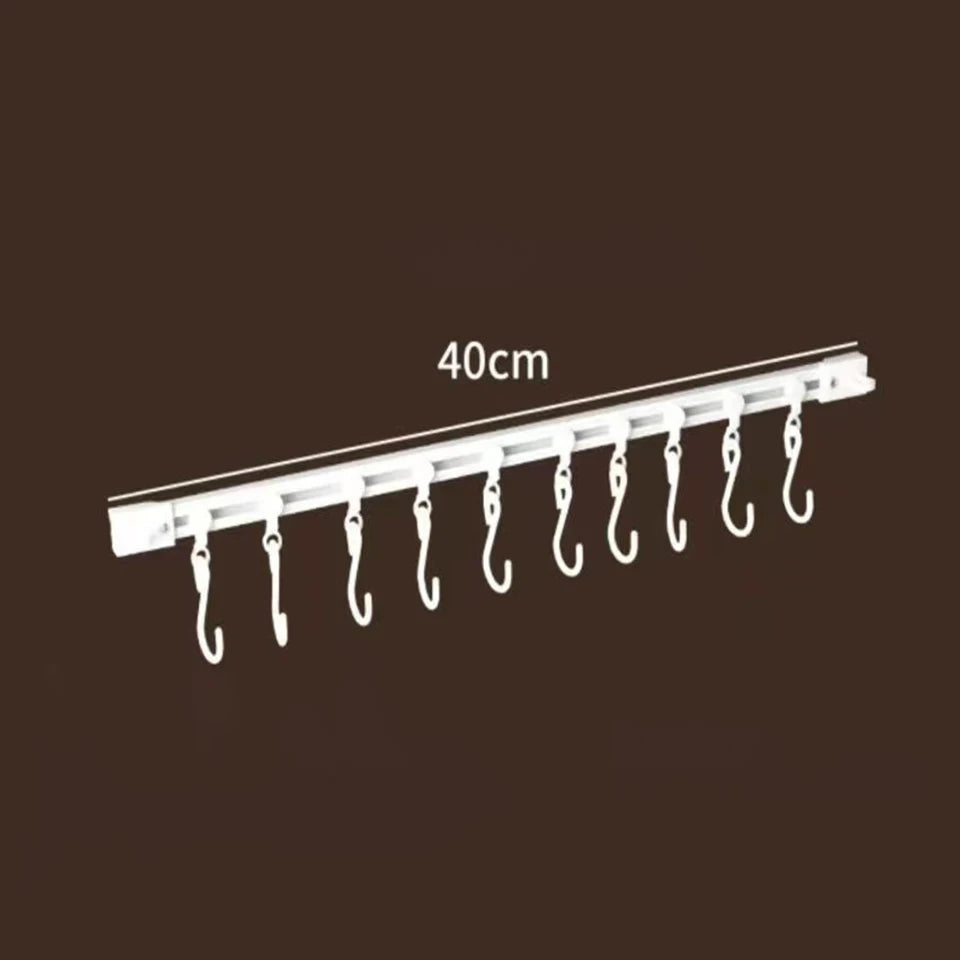 Kitchen row slide type hook
