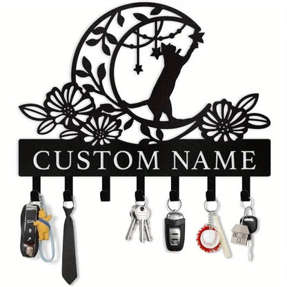 Stylish wall-mounted custom metal hooks