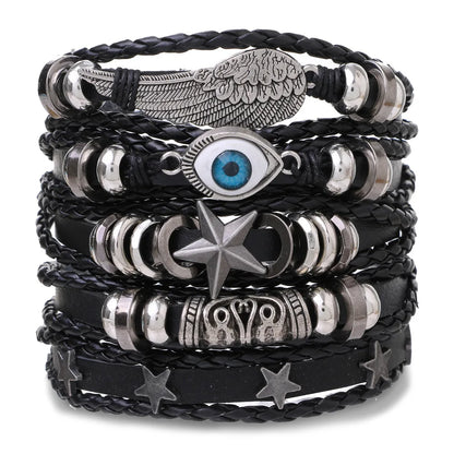 Fashion Multi-layer Beaded Leather Bracelet