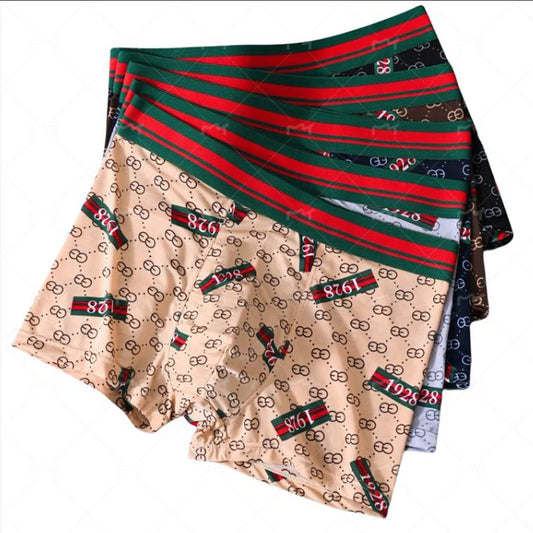 5pcs ice silk men's underwear