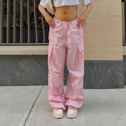 Women's knitted cargo pants