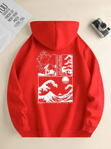 Men's Landscape Print Long Sleeve Hoody
