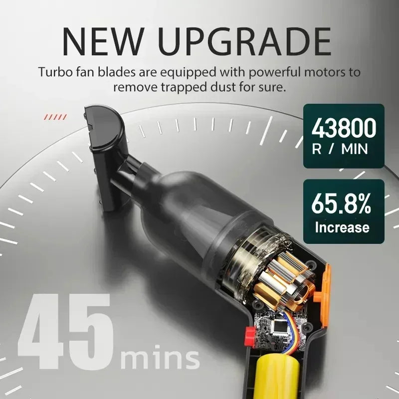 Usb charging wireless home vacuum cleaner