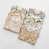 Long Sleeves Soft Cotton Newborn Jumpsuit