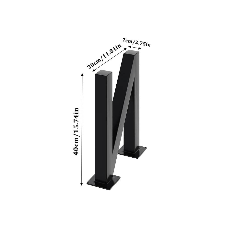 Anti-slip height metal table legs