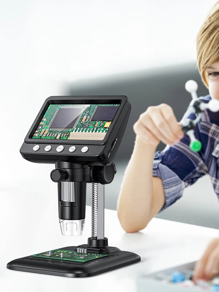 4.3 inch hd electronic microscope