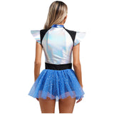 Space Cadet Alien Astronaut Halloween Robot Cosplay Costume