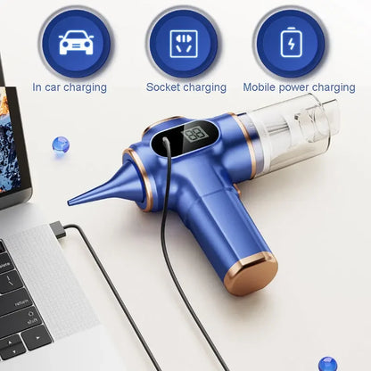 Automobile portable robot vacuum cleaner