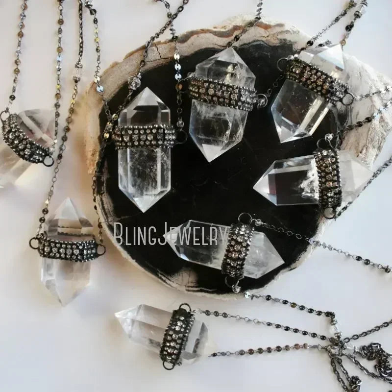 Crystal Stainless Steel Necklace