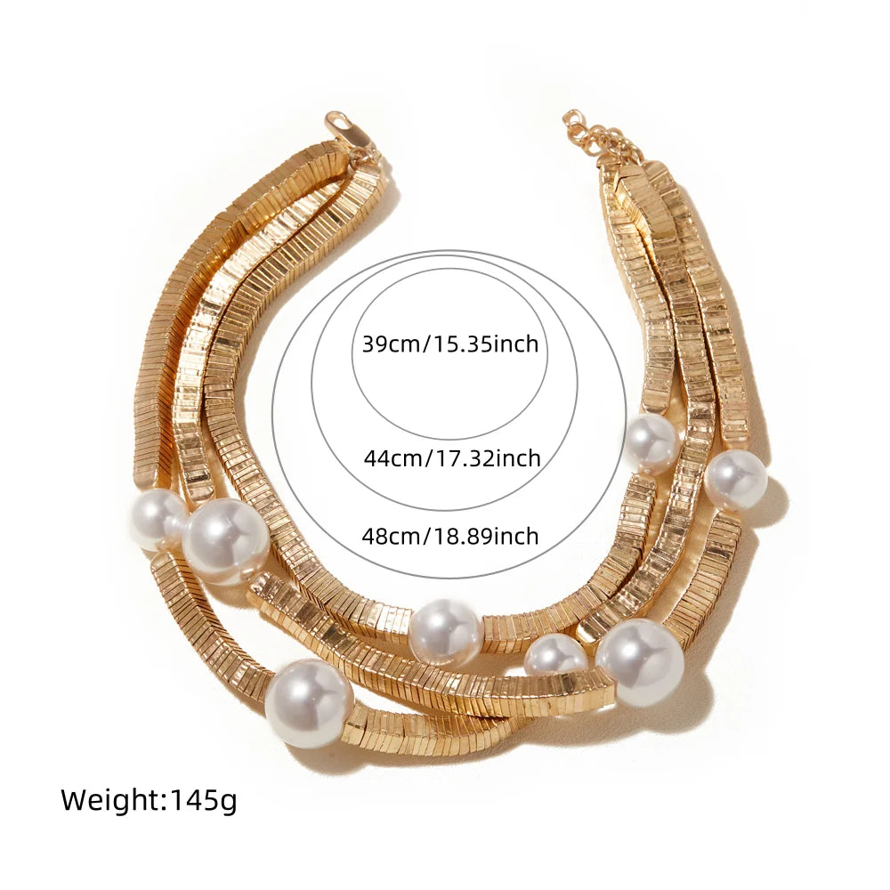 Fashion Pearl Pendant Necklace