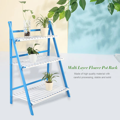 Multi layer foldable flower plant pot