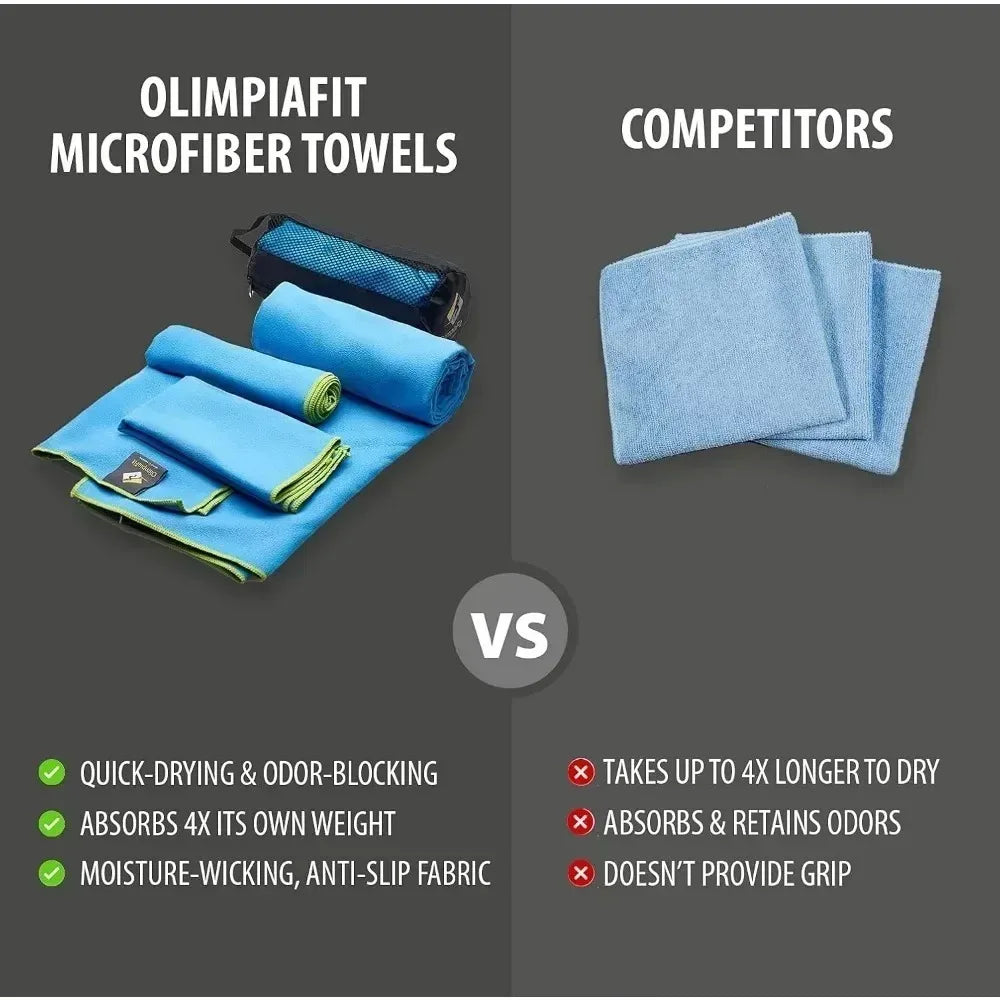 Lightweight microfiber quick dry outdoor towel