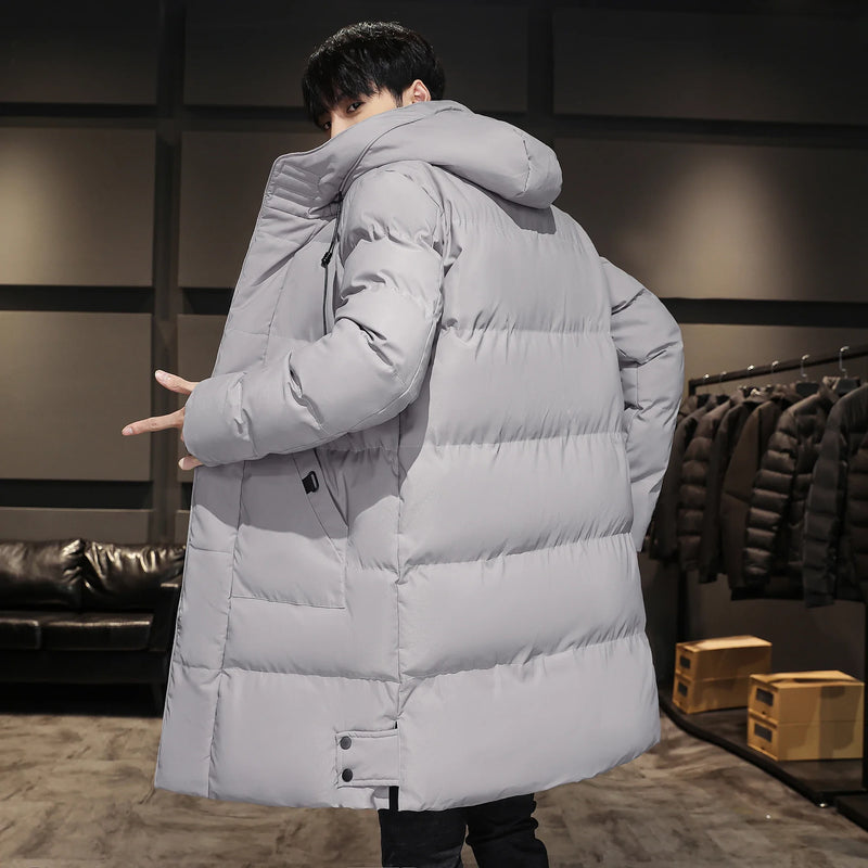 Fashion Thick Warm Long Hooded Coat