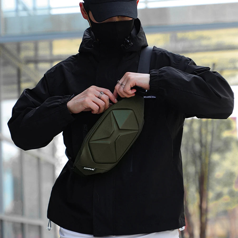 Anti-theft adjustable crossbody bag