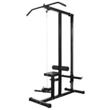 Power Tower with Barbell & Dumbbell Set