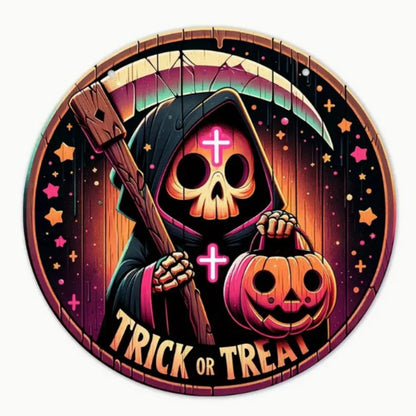 Halloween Wooden Horror Art Decoration