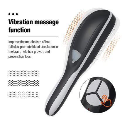 Electric spray massage hair comb