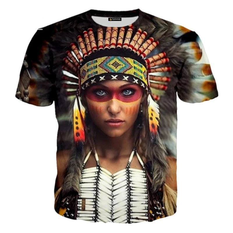Indians Summer Fashion 3D T-shirt