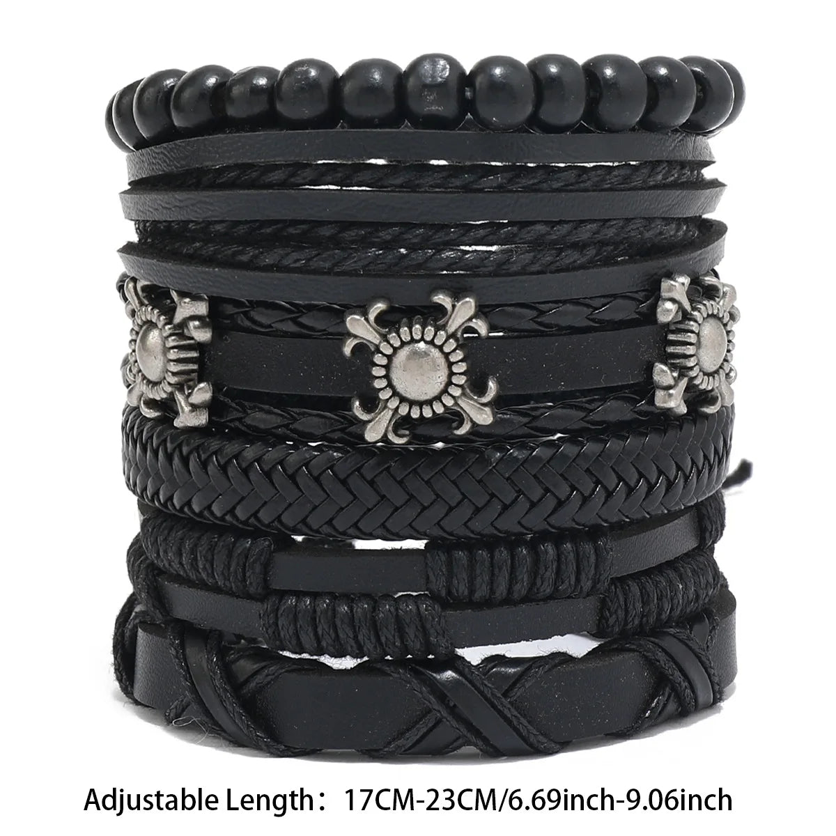 Fashion Multi-layer Beaded Leather Bracelet