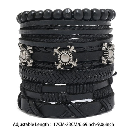 Fashion Multi-layer Beaded Leather Bracelet