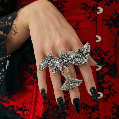 Goth Creative Skull Opening Halloween Ring