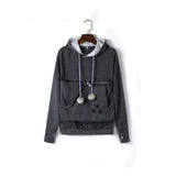 Cute Cat and Dog Printed Hooded Sweater