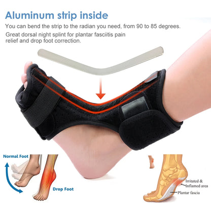 Adjustable plantar with spiky massage ball