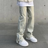 Vintage Wash Distressed Men's Jeans