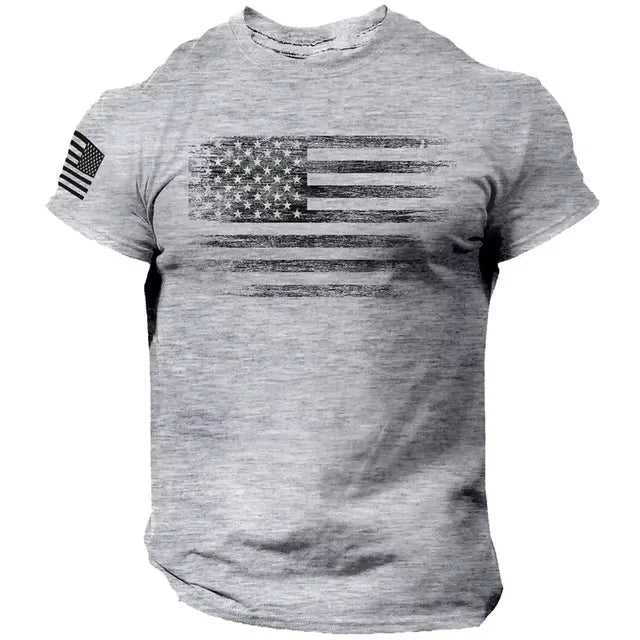 Men's 3D Print Casual Shirt - Short Sleeve Top | East R Us