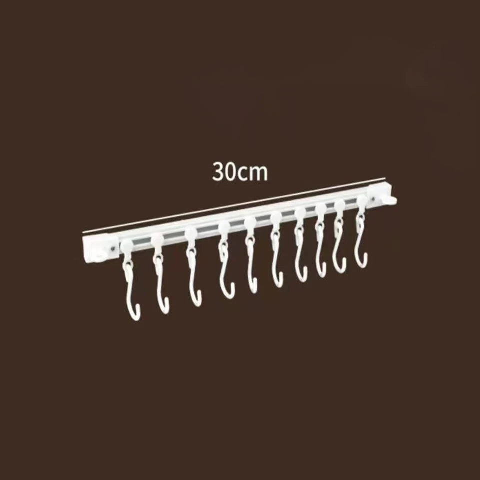 Kitchen row slide type hook